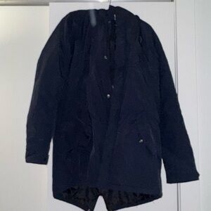 Brave Soul Navy and Black Quilted Jacket